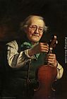 Charles Spencelayh Famous Paintings - A Broken String